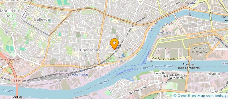 localisation de l'entreprise LES GROS LU à NANTES