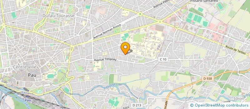 localisation de l'entreprise LES GROS MUSEAUX à PAU