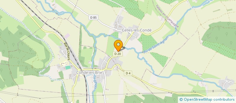 localisation de l'entreprise LES GROS SABOTS  CELLES-LES-CONDE