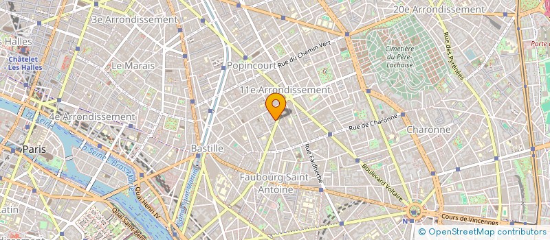 localisation de l'entreprise LES GROSSISTES ALIMENTAIRES DE FRANCE  PARIS