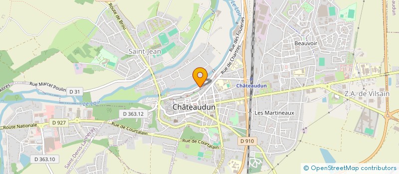 localisation de l'entreprise LES GROTTES DU FOULON à CHATEAUDUN