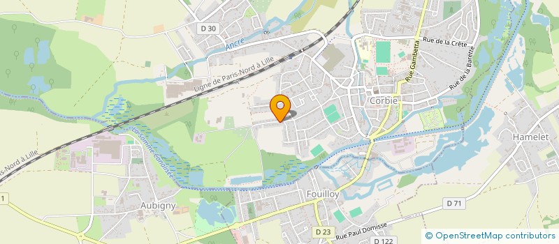 localisation de l'entreprise LES GUEDINS DE 4L à CORBIE