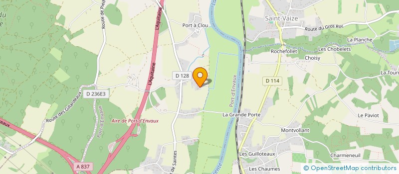 localisation de l'entreprise LES GUEPES RIDERS  PORT-D'ENVAUX