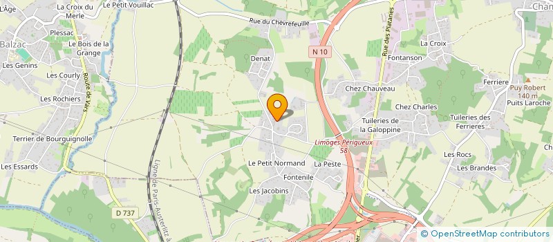 localisation de l'entreprise LES GUERINS à CHAMPNIERS