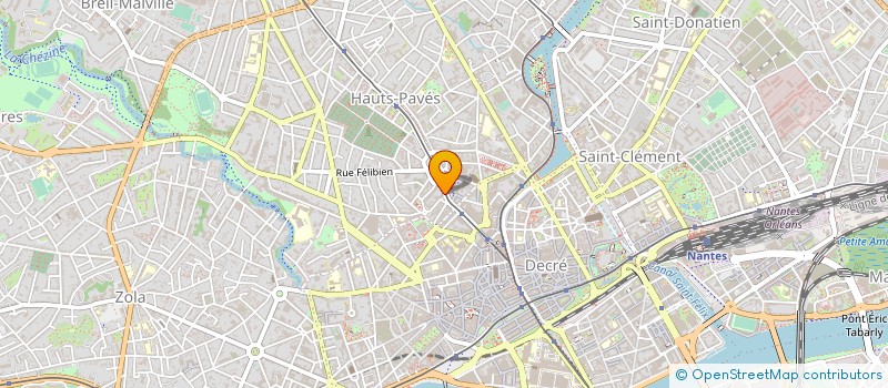 localisation de l'entreprise LES GUES à NANTES