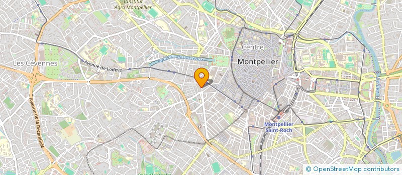 localisation de l'entreprise LES GUEULES DE LOUP à MONTPELLIER