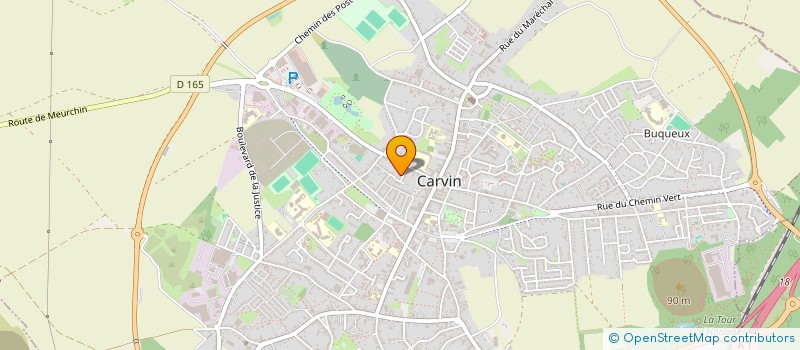 localisation de l'entreprise LES GUEULES NOIRES DE BOLLAERT  CARVIN