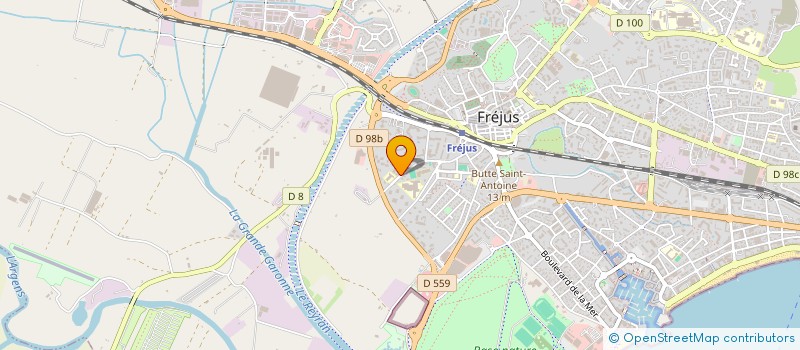 localisation de l'entreprise LES GUIDES DU BUT GEA à FREJUS