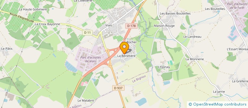 localisation de l'entreprise LES GUIDONS FUTES 44. à PONT-SAINT-MARTIN