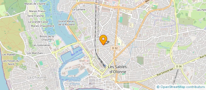 localisation de l'entreprise LES GUIFETTES à LES SABLES-D'OLONNE