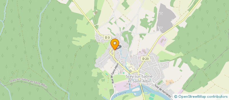 localisation de l'entreprise LES GUILLAUME à SCEY-SUR-SAONE-ET-SAINT-ALBIN