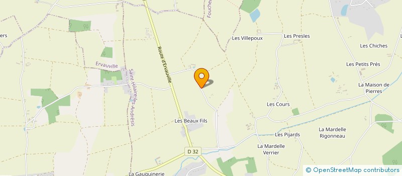 localisation de l'entreprise LES GUILLEMARDS à SAINT-HILAIRE-LES-ANDRESIS