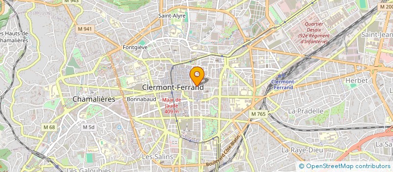 localisation de l'entreprise LES GUILLEMETS  CLERMONT-FERRAND