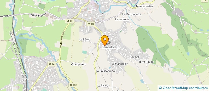 localisation de l'entreprise LES GUILLES  CHAMBUF