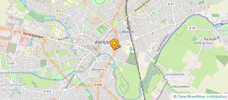 localisation de l'entreprise LES GUIMELYS à ALENCON