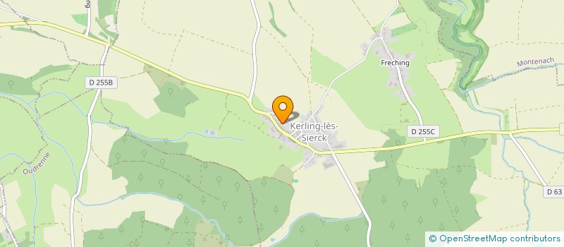 localisation de l'entreprise LES GUINCHEURS DES 3 VILLAGES  KERLING-LES-SIERCK