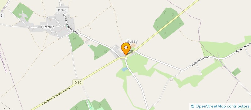localisation de l'entreprise LES GUINGUETTES DE BUSSY  BUSSY