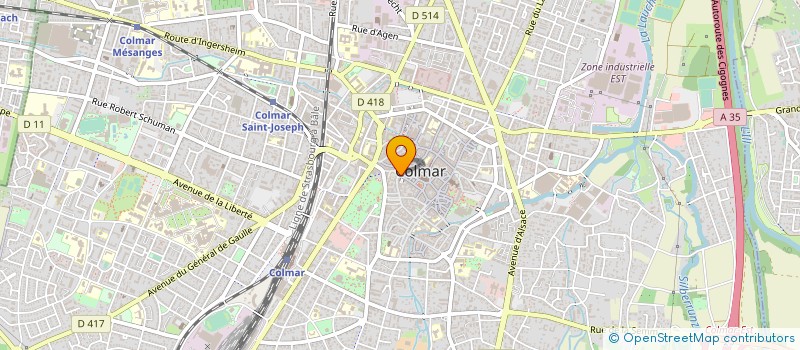 localisation de l'entreprise LES GUITARMANIAKS  COLMAR