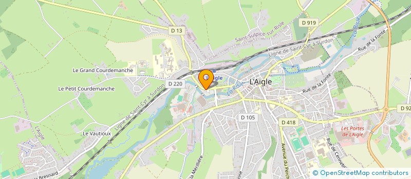 localisation de l'entreprise LES GUMUS à L'AIGLE