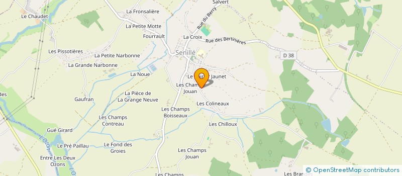 localisation de l'entreprise LES GUYOT DANS LE DESERT  SENILLE-SAINT-SAUVEUR