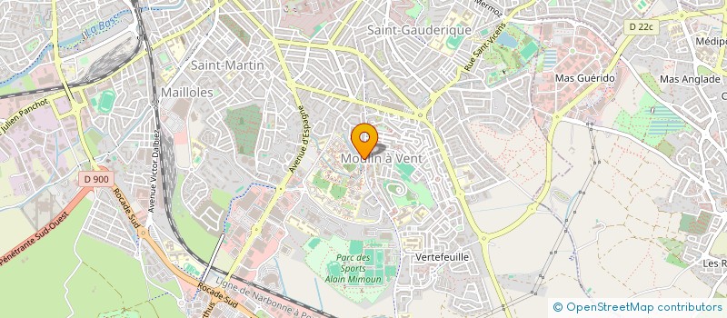 localisation de l'entreprise LES GYPAETES BARBUS à PERPIGNAN