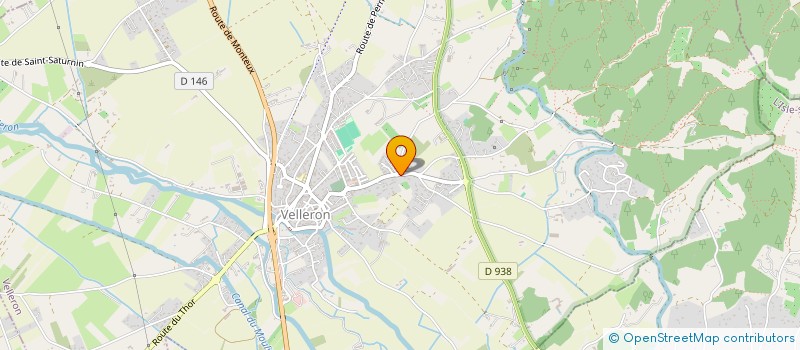 localisation de l'entreprise LES GYPIERES  VELLERON