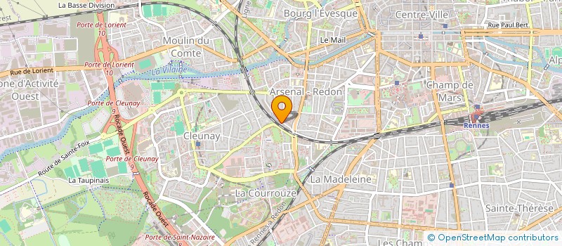 localisation de l'entreprise LES GYSELLES  RENNES
