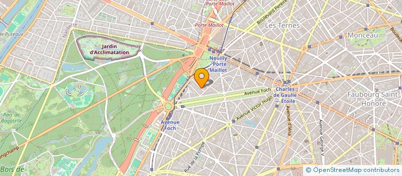 localisation de l'entreprise LES H-YOUX  PARIS