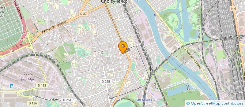 localisation de l'entreprise LES HABITANTS DE BRIAND PELLOUTIER à CHOISY-LE-ROI