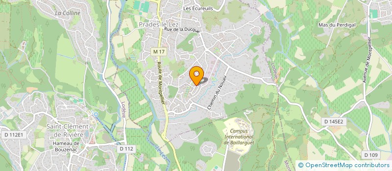 localisation de l'entreprise LES HABITANTS DE COSTE ROUSSE à PRADES-LE-LEZ