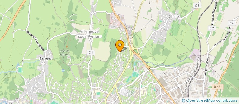 localisation de l'entreprise LES HABITANTS DES PENDANTS à LONS-LE-SAUNIER