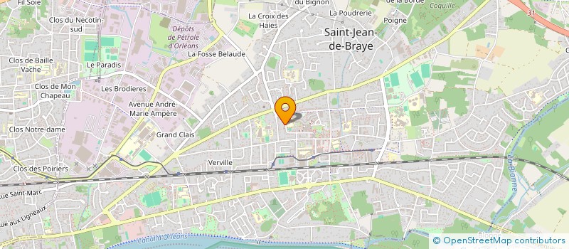 localisation de l'entreprise LES HABITANTS DU HAMEAU PARTAGE à SAINT-JEAN-DE-BRAYE