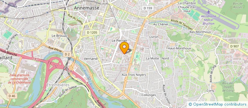 localisation de l'entreprise LES HABITANTS DU TERRANGA à ANNEMASSE
