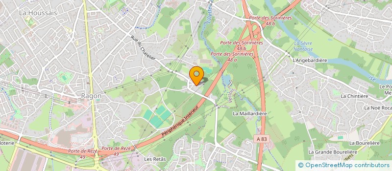 localisation de l'entreprise LES HABITANTS DU VILLAGE DE L'AUFRERE  REZE