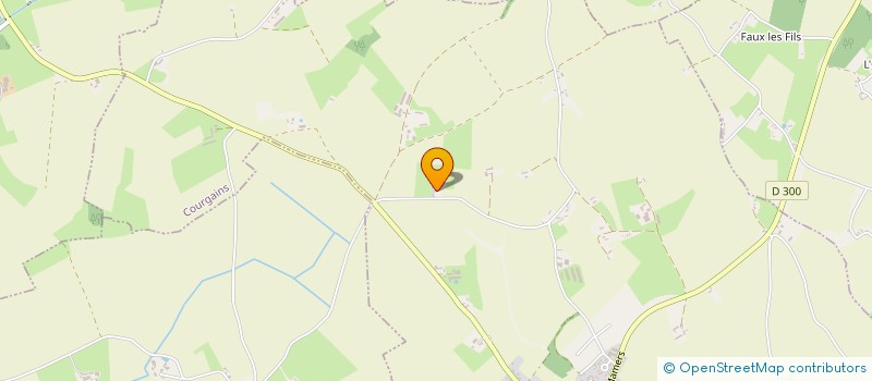 localisation de l'entreprise LES HAIES  COURGAINS
