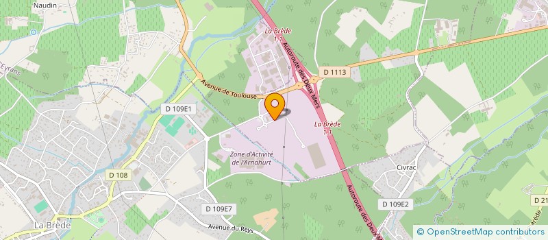 localisation de l'entreprise LES HALLES AUTREMENT  AYGUEMORTE-LES-GRAVES