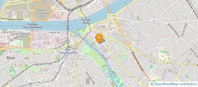 localisation de l'entreprise LES HALLES D'OPIO à NANTES