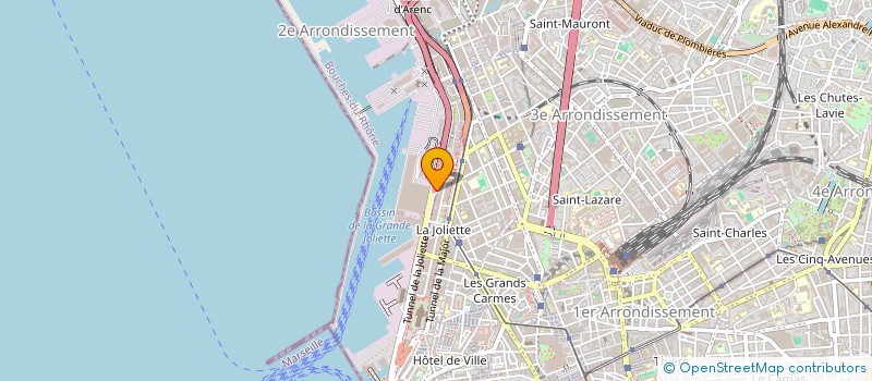 localisation de l'entreprise LES HALLES DE LA MAJOR à MARSEILLE 2EME
