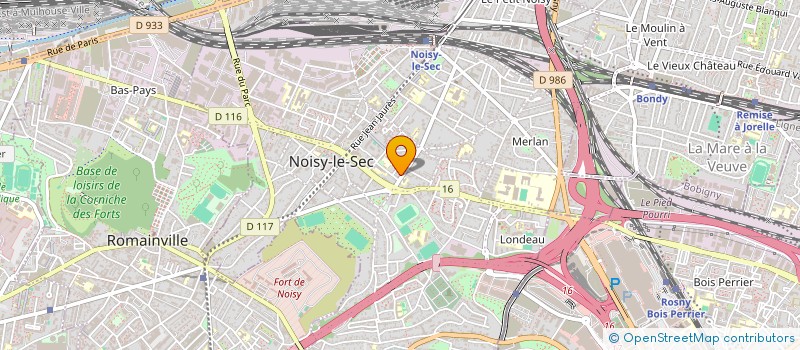 localisation de l'entreprise LES HALLES DE MADJI à NOISY-LE-SEC