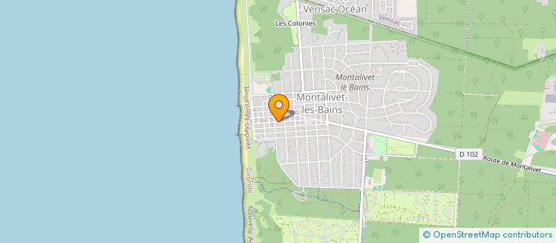 localisation de l'entreprise LES HALLES DE MONTA  VENDAYS-MONTALIVET