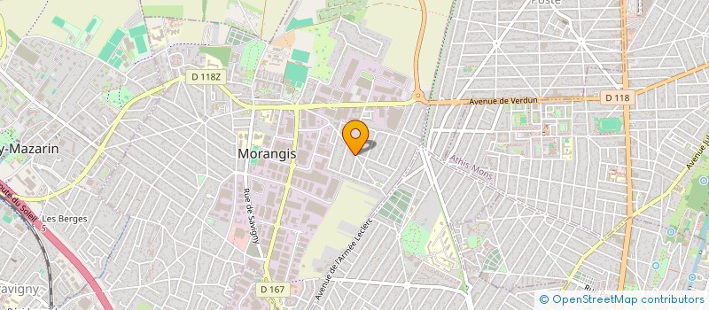 localisation de l'entreprise LES HALLES DE MURAT à MORANGIS
