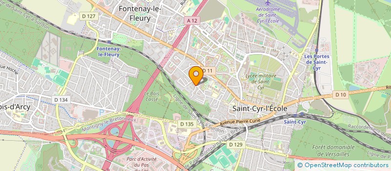 localisation de l'entreprise LES HALLES DE SAINT CYR à SAINT-CYR-L'ECOLE