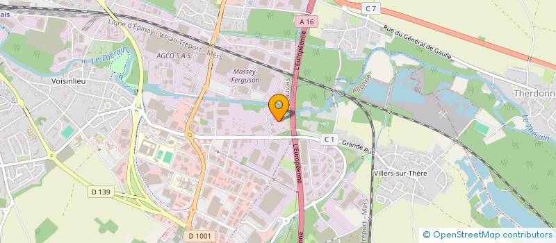 localisation de l'entreprise LES HALLES DE SAINT JEAN  BEAUVAIS