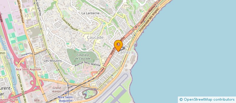 localisation de l'entreprise LES HALLES DE SAINTE MARGUERITE à NICE