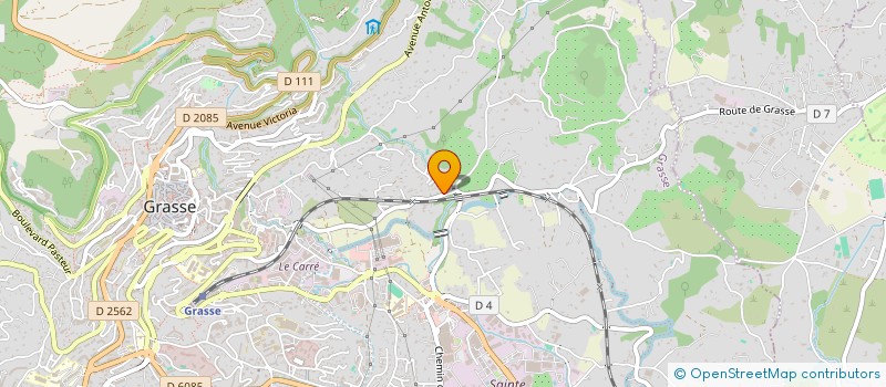 localisation de l'entreprise LES HALLES DE TOURETTES SUR LOUP à GRASSE