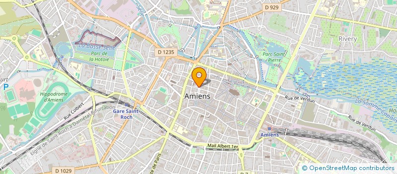 localisation de l'entreprise LES HALLES DU BEFFROI  AMIENS