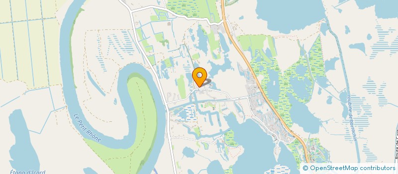 localisation de l'entreprise LES HALLES SAINTOISES  LES STES MARIES DE LA MER