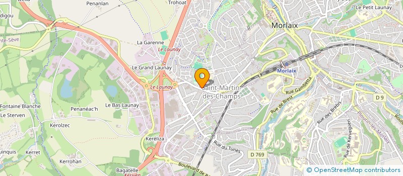 localisation de l'entreprise LES HALLES ST MARTIN à SAINT-MARTIN-DES-CHAMPS