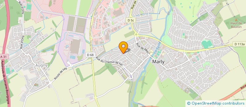 localisation de l'entreprise LES HAMEAUX à MARLY