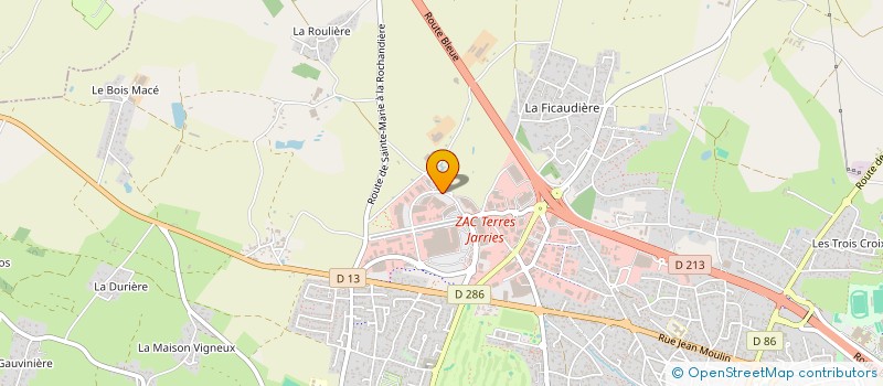 localisation de l'entreprise LES HAMEAUX BIO 3 à PORNIC